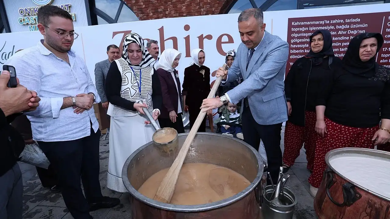 Kahramanmaraş'ta Zahire Festivali'nde kadın emeği ve yöresel lezzetler buluştu