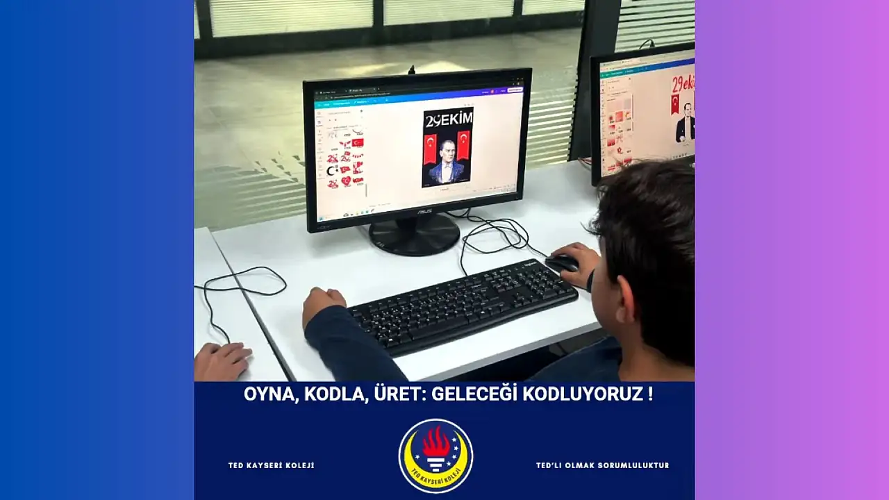 Kayseri'de öğrenciler geleceği kodladı!