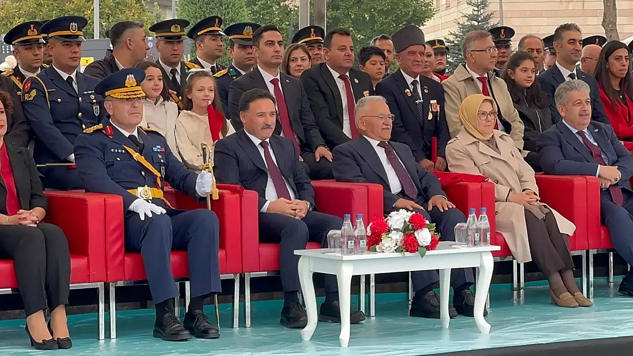 Kayseri'de Cumhuriyet Bayramı'nın 103. yılı coşkuyla kutlandı!