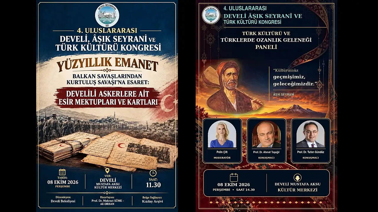 Kayseri'de 3 günlük kültür şöleni başlıyor! Ünlü isimler de geliyor