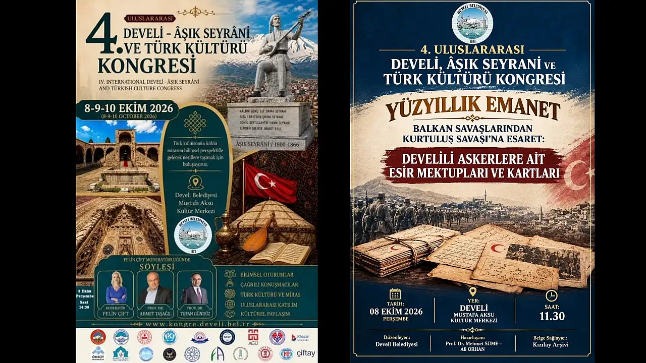 Kayseri'de 3 günlük kültür şöleni başlıyor! Ünlü isimler de geliyor