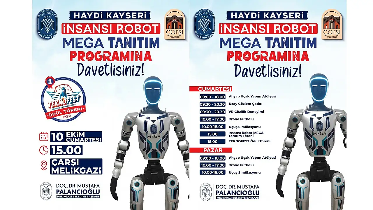 Kayseri'de ilk kez görücüye çıkacak! İnsan mı robot mu?