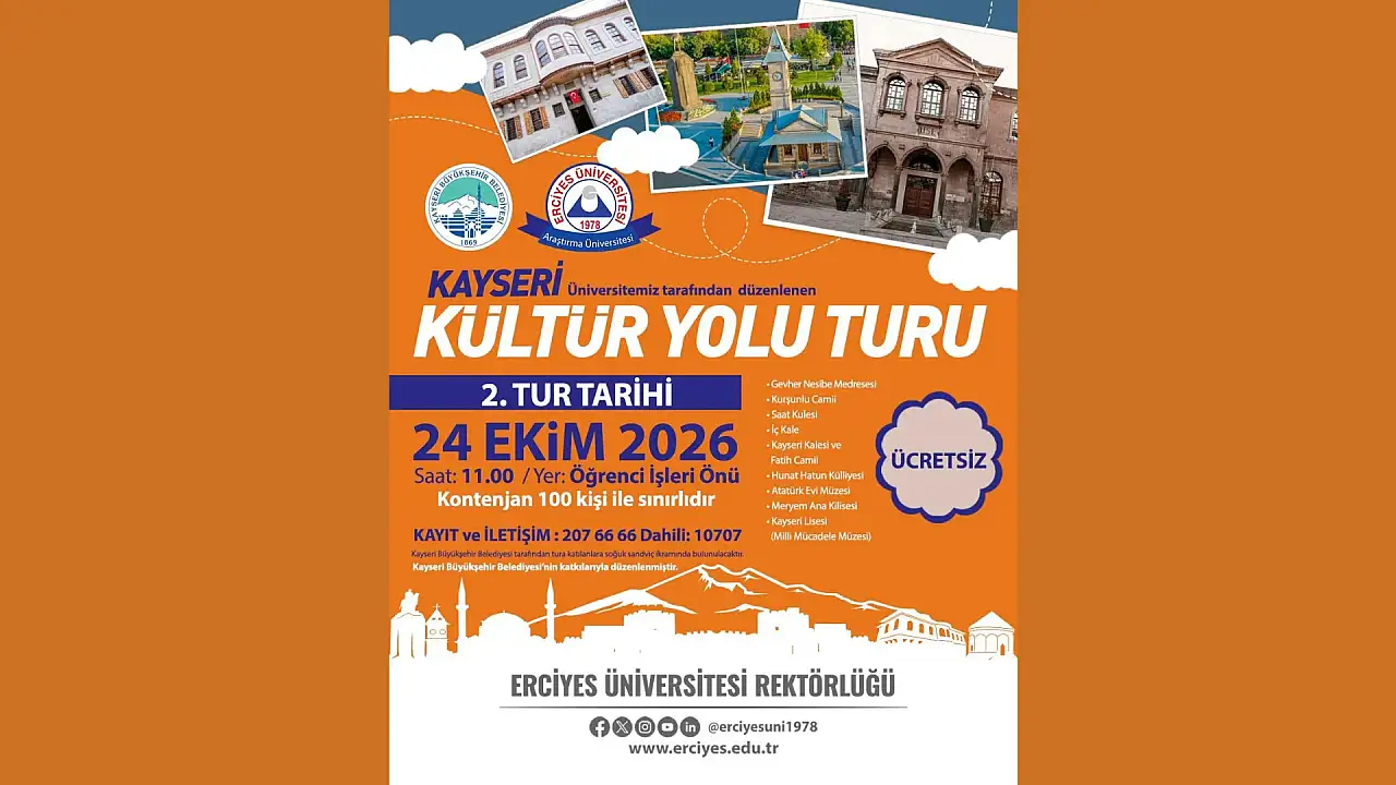 Kayseri'de ücretsiz gezi fırsatı! Üstelik sürprizler bununla bitmiyor!