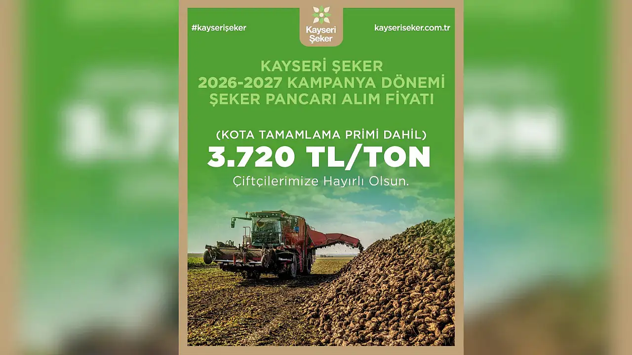 Kayseri'de pancar fiyatı belli oldu! Üretici hayal kırıklığına uğradı!