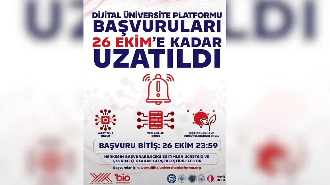 Kayseri Üniversitesi duyurdu! Ücretsiz eğitim fırsatında süre uzatıldı