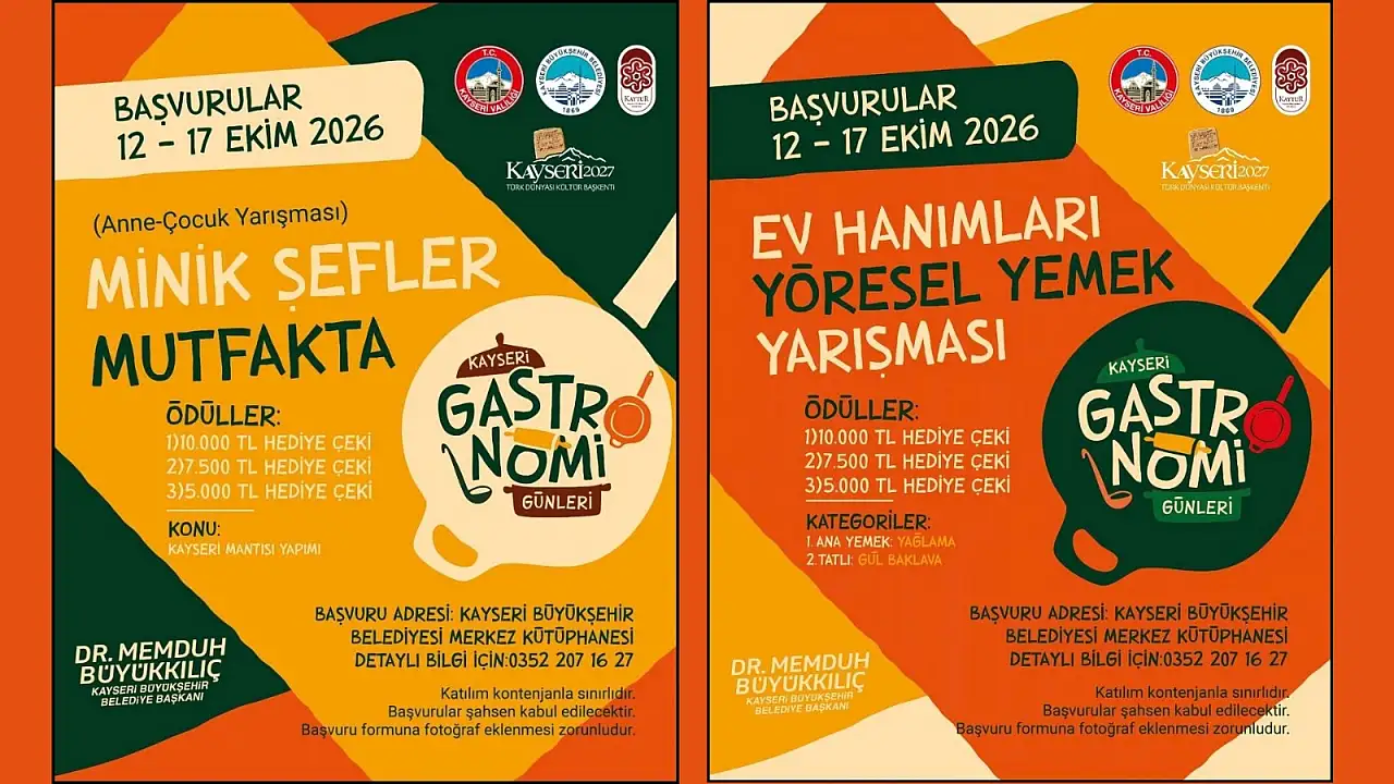 Kayseri'de 45 bin TL ödül dağıtılacak! Her gün evinizde yaptığınız şey para kazandıracak