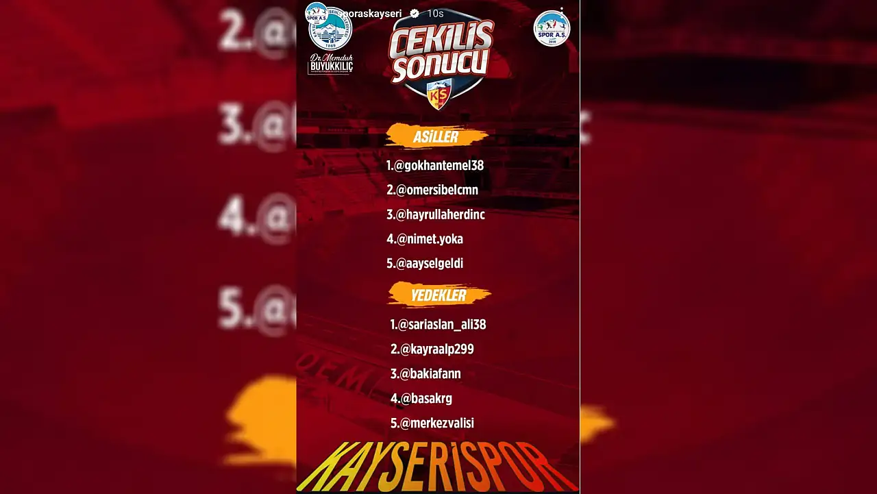 Başkan Memduh Büyükkılıç Kayserispor'a çifte sürpriz yaptı!