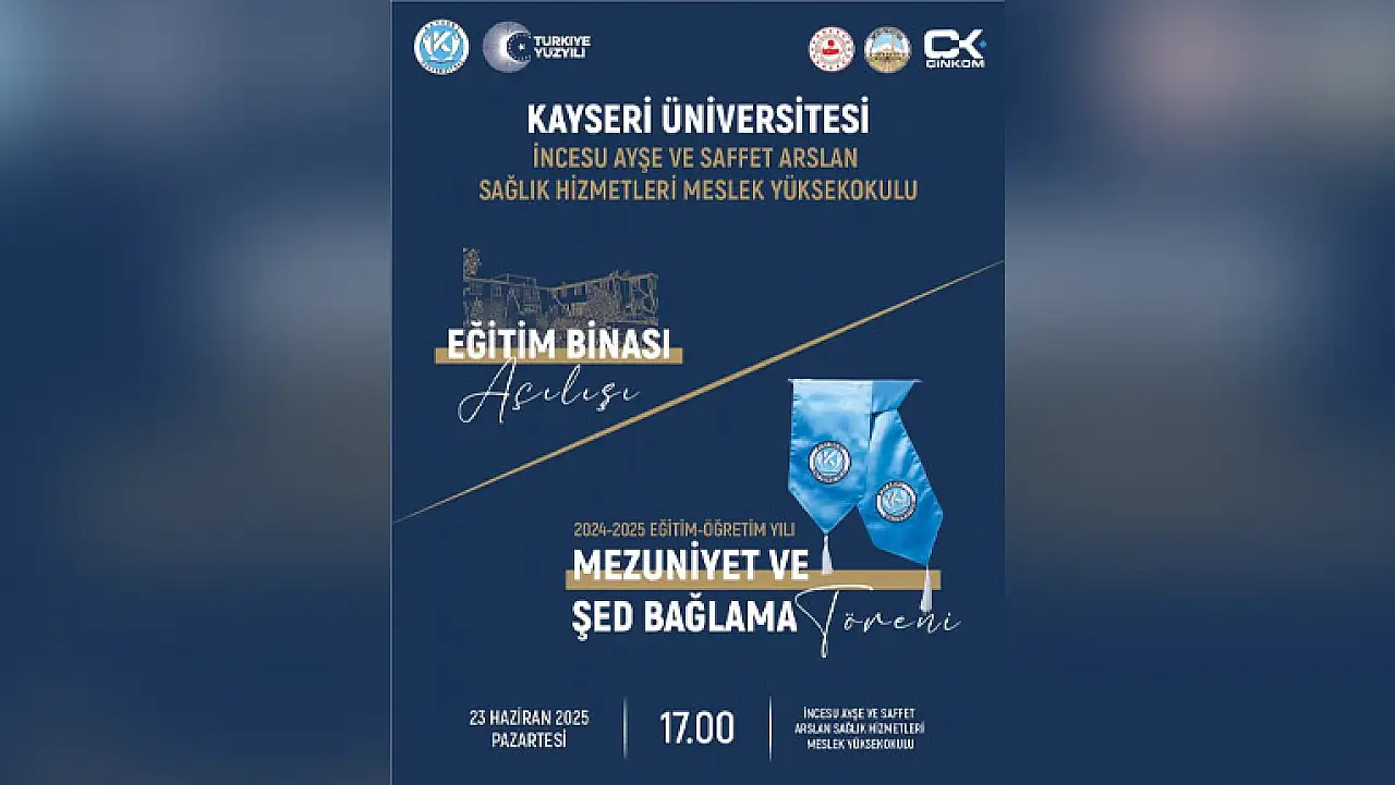 KAYÜ eğitim binası açılıyor – Mezuniyet töreni başlıyor!