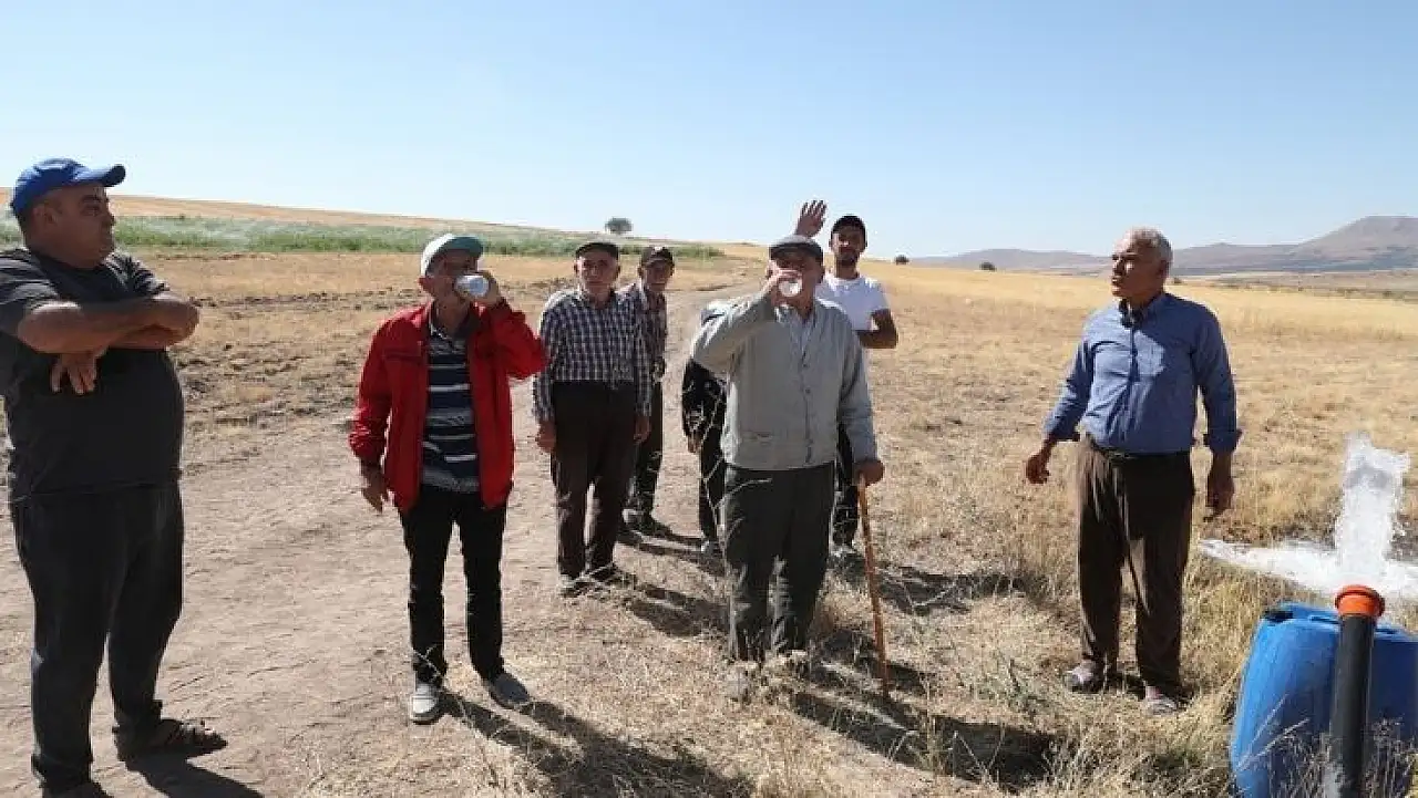 Kayseri Büyükşehir'den kırsala kesintisiz içme suyu!