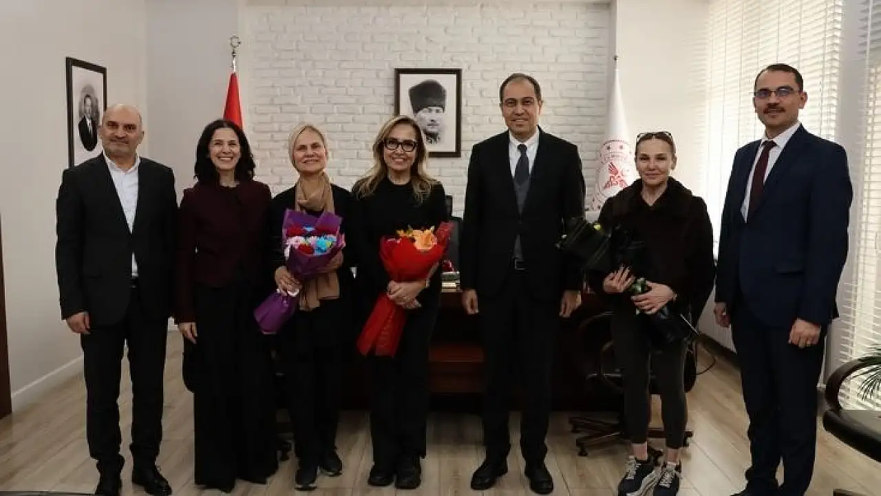 Hayırsever Tacir Ailesi İl Sağlık Müdürü Erşan'ı ziyaret etti