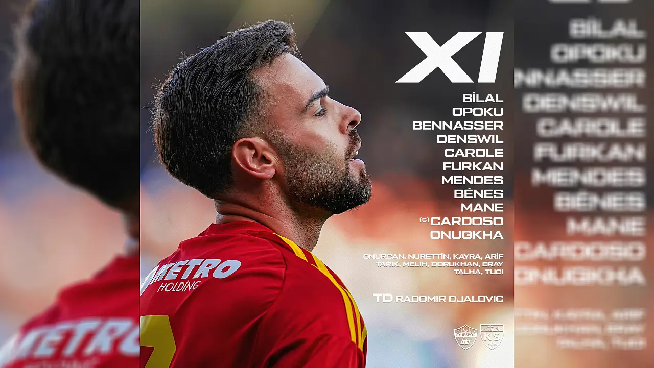 Kayserispor'un Eyüpspor maçı ilk 11'i belli oldu! Djalovic'ten zorunlu değişiklik