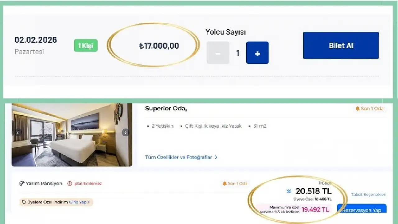 Aynı Paraya Kompartıman mı, 5 Yıldızlı Otel mi?