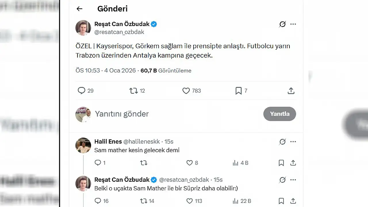 Kayserispor transferde vites arttı! Yeni bir sürpriz mi geliyor?