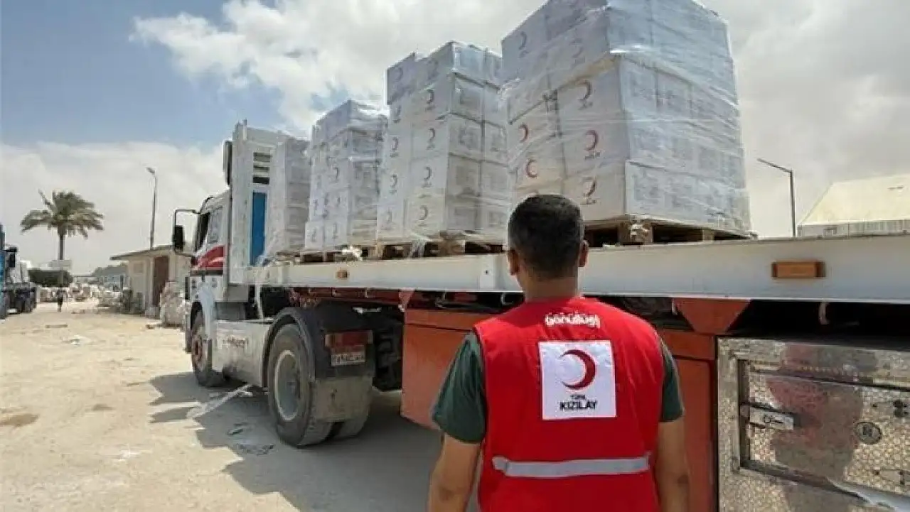 Kayseri'den Gazze'ye bir tır insani yardım