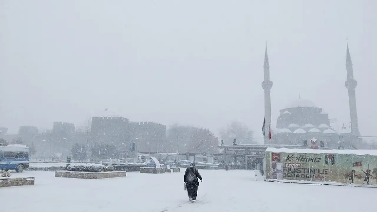 Kayseri için kritik 36 saat! Kar, tipi ve buzlanma bekleniyor