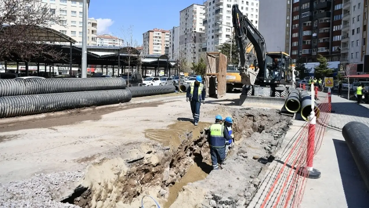 Başkan Büyükkılıç çalışmaları yerinde takip etti: 3 hizmet aynı anda yapılıyor