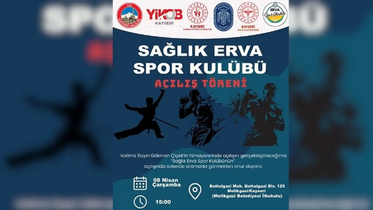 Kayseri'de spor yatırımlarına bir yenisi daha: ERVA ağı genişliyor