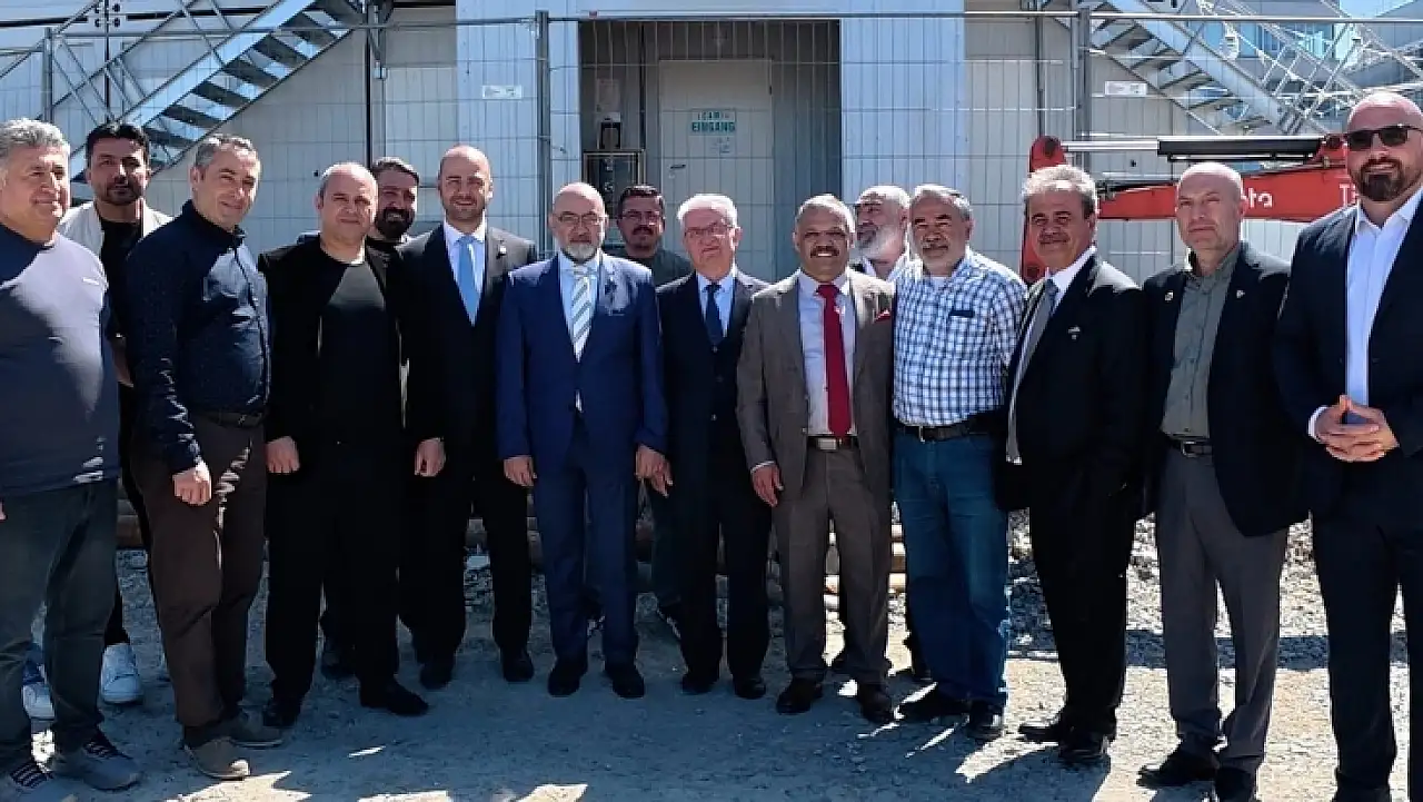 Kayserili vekil Almanya'daki 2 bin kişilik dev cami projesini yerinde inceledi