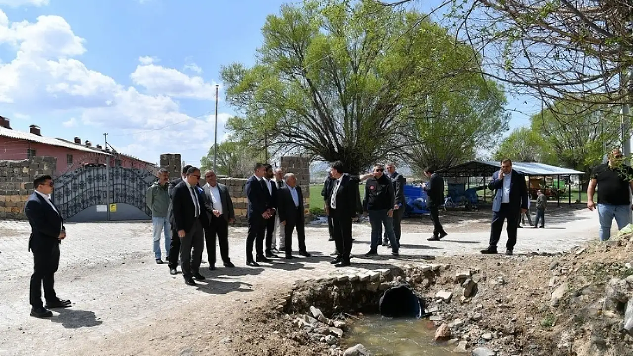 Büyükkılıç baba ocağında inceledi: Develi'ye 100 milyon TL'lik içme suyu yatırımı