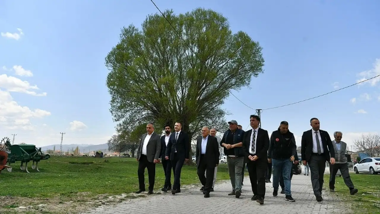 Büyükkılıç baba ocağında inceledi: Develi'ye 100 milyon TL'lik içme suyu yatırımı