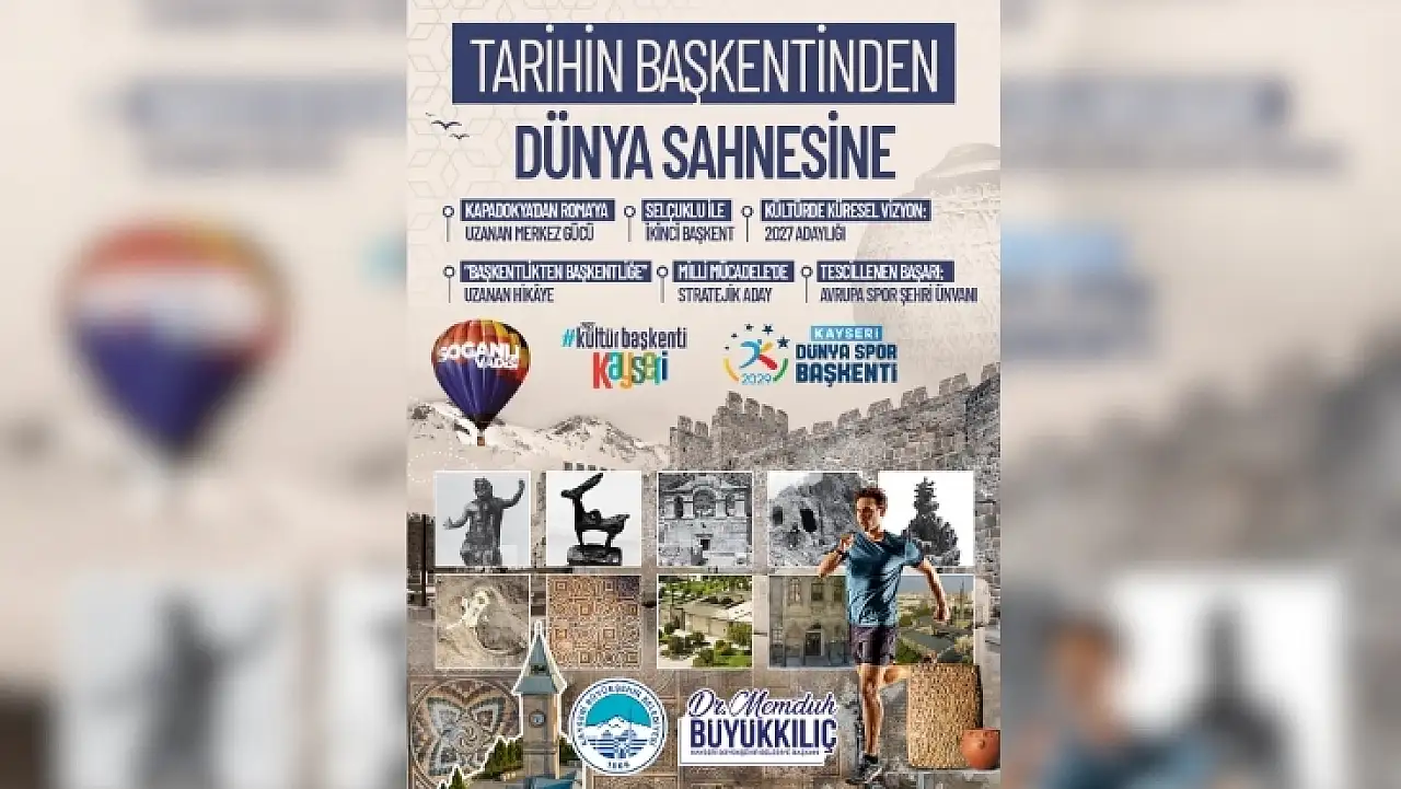 Kayseri'nin yeni hedefi: Kültür ve spor başkenti olmak