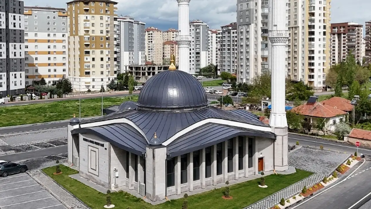 Melikgazi'de cami açılışı için geri sayım başladı!