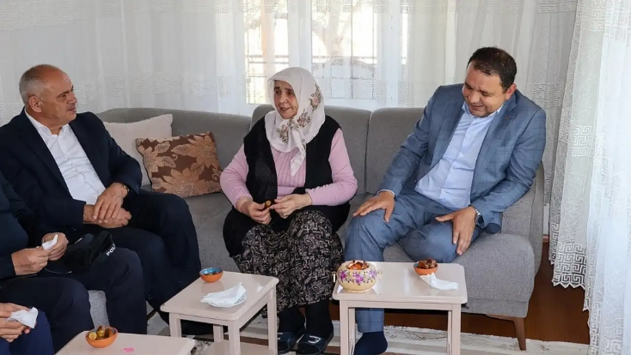 Yahyalı protokolünden şehit ailesine vefa