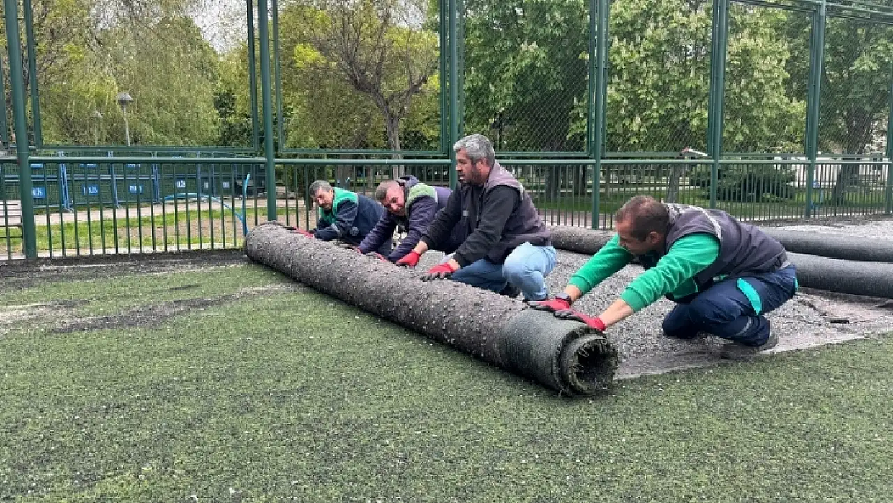 Kayseri'de dev park dönüşümü: Mimarsinan Parkı modern görünüme kavuşuyor