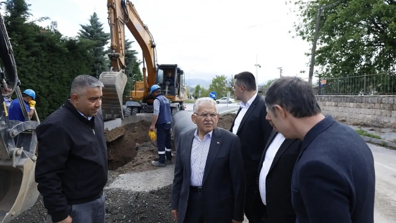 Kayseri'de 25 milyon TL'lik dev altyapı yatırımı
