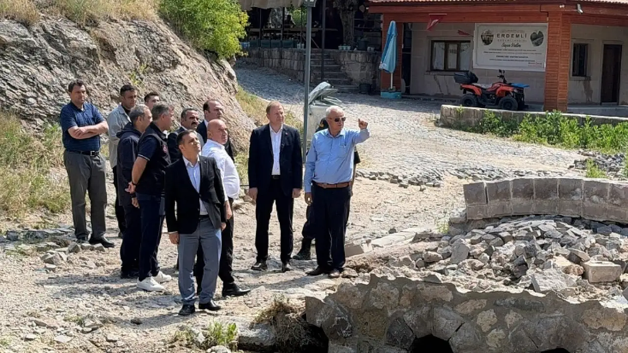 Kayseri'de selin vurduğu bölge için düğmeye basıldı