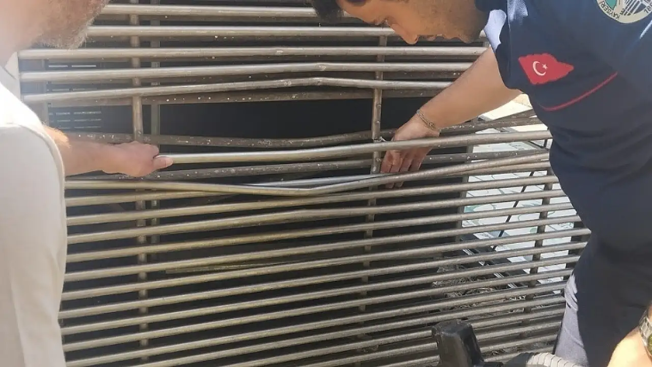Kayseri itfaiyesinden yürek ısıtan kurtarma operasyonu