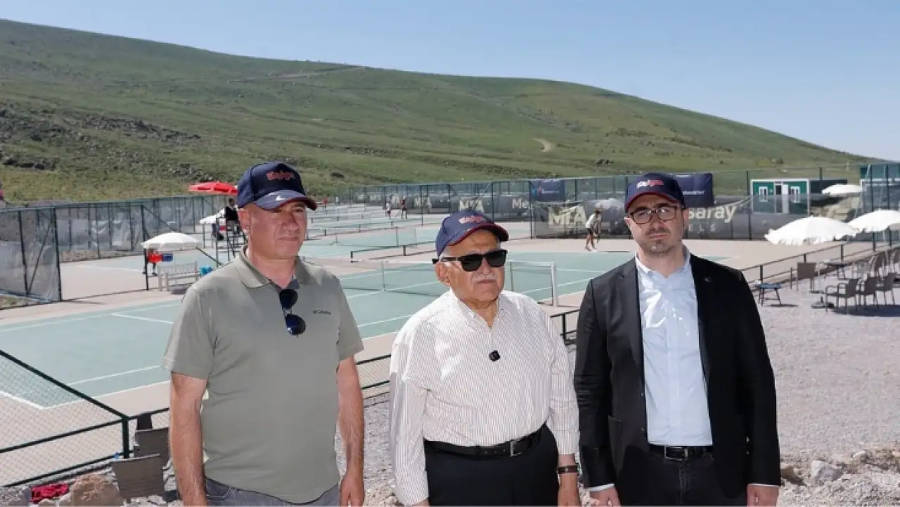 Erciyes'te Dünya Tenis Turu: 52 ülke, 1000 sporcu…