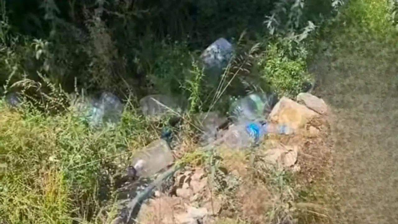 Kayseri'nin bu noktasındaki görüntüler tepki çekti! Doğa çöplüğe döndü
