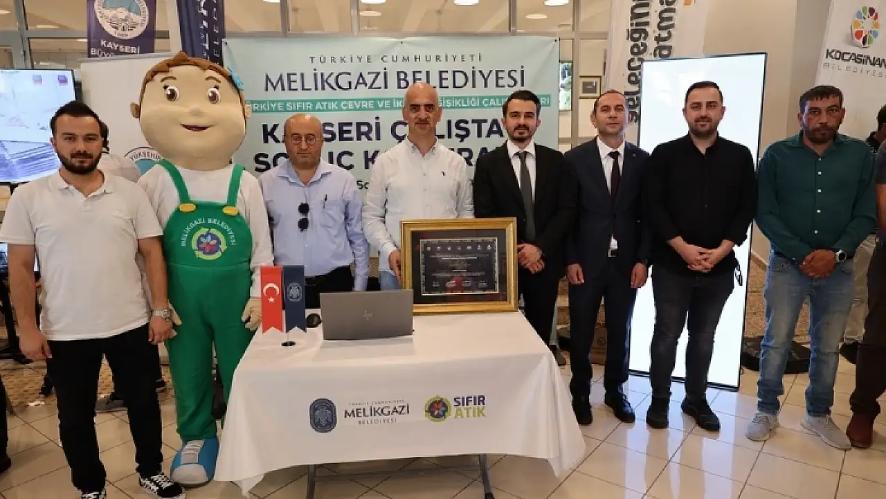 Kayseri'de çevre zirvesinde dikkat çeken belediye! Melikgazi ödülle döndü