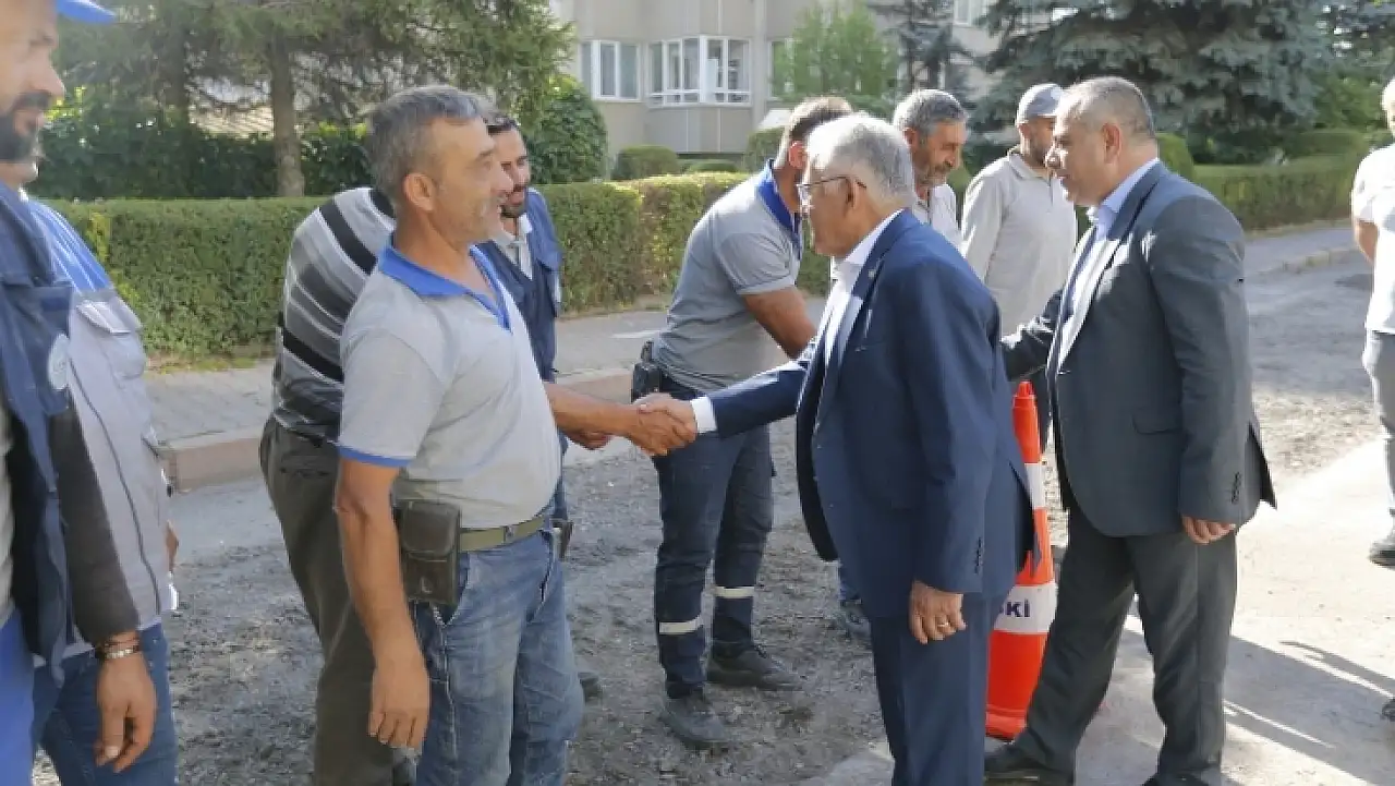 Kayseri'de 600 metrelik dev altyapı hamlesi! Başkan Büyükkılıç son durumu yerinde gördü