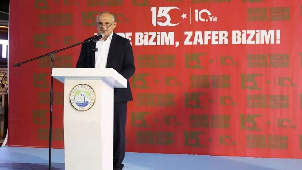 Yahyalı meydanı doldu taştı! 15 Temmuz'da birlik ve beraberlik mesajı