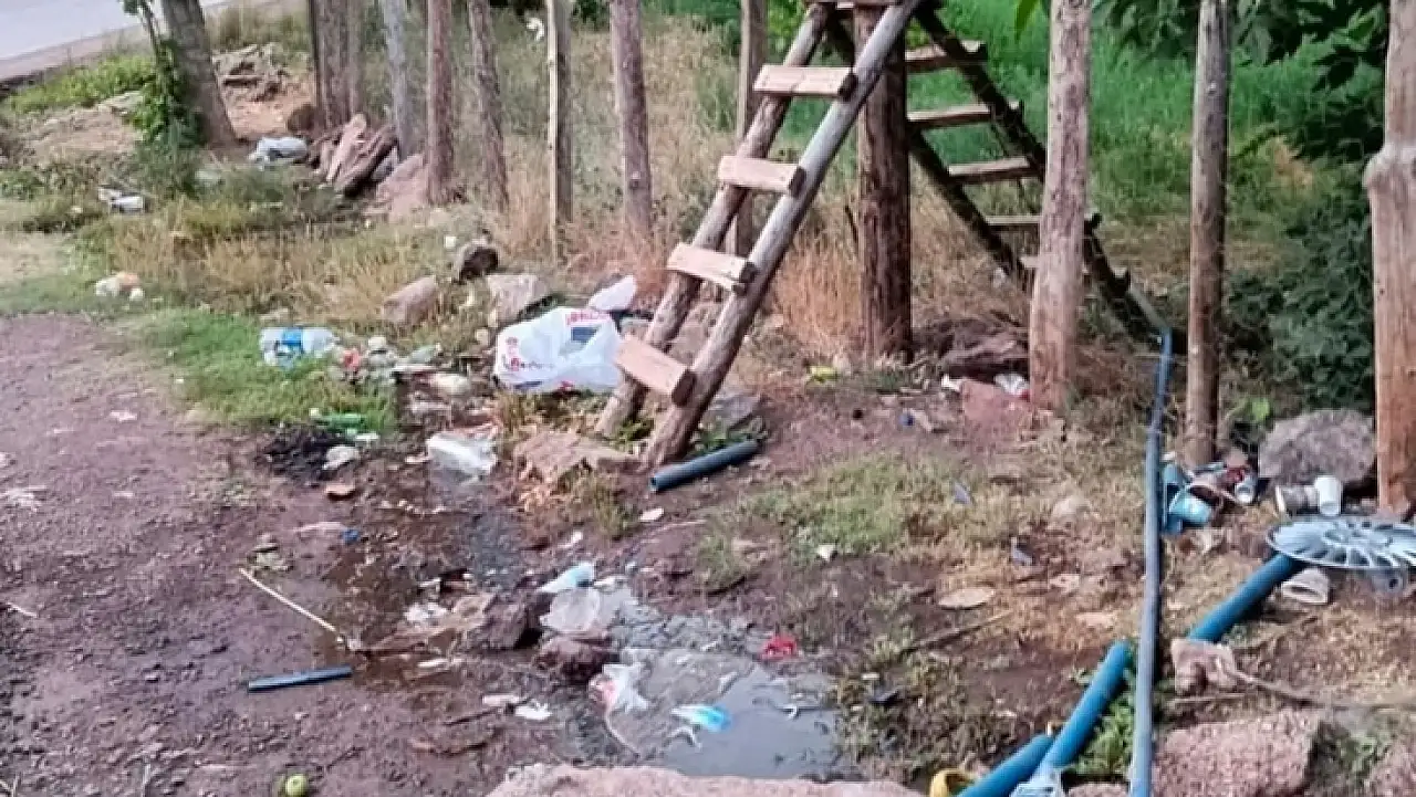 Kayseri'nin doğal güzelliğinde istenmeyen manzara! Vatandaşlar yetkililere seslendi