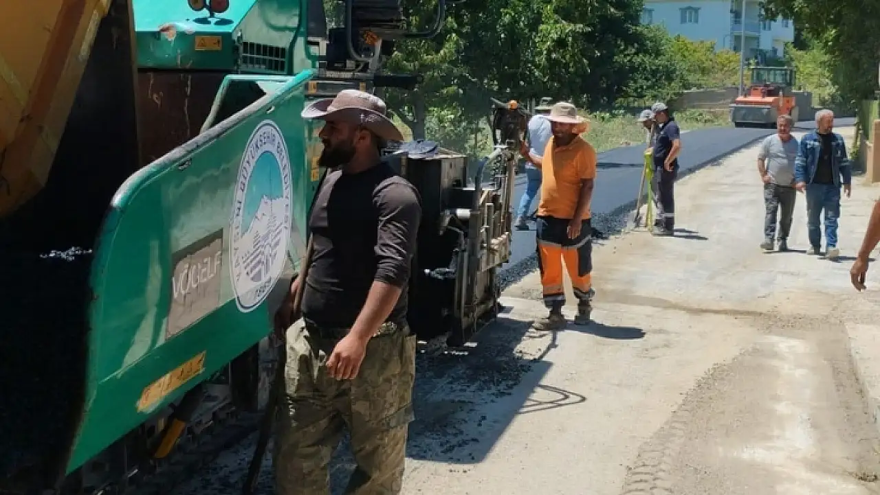 Kayseri'de 35 milyon liralık yol hamlesi! O ilçede asfalt çalışması başladı
