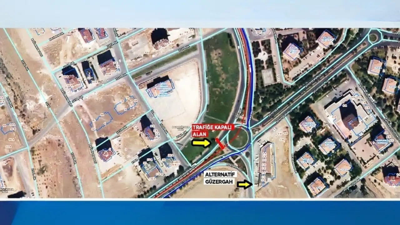 Kayseri'de sürücüler dikkat! O yol bugün trafiğe kapatılıyor