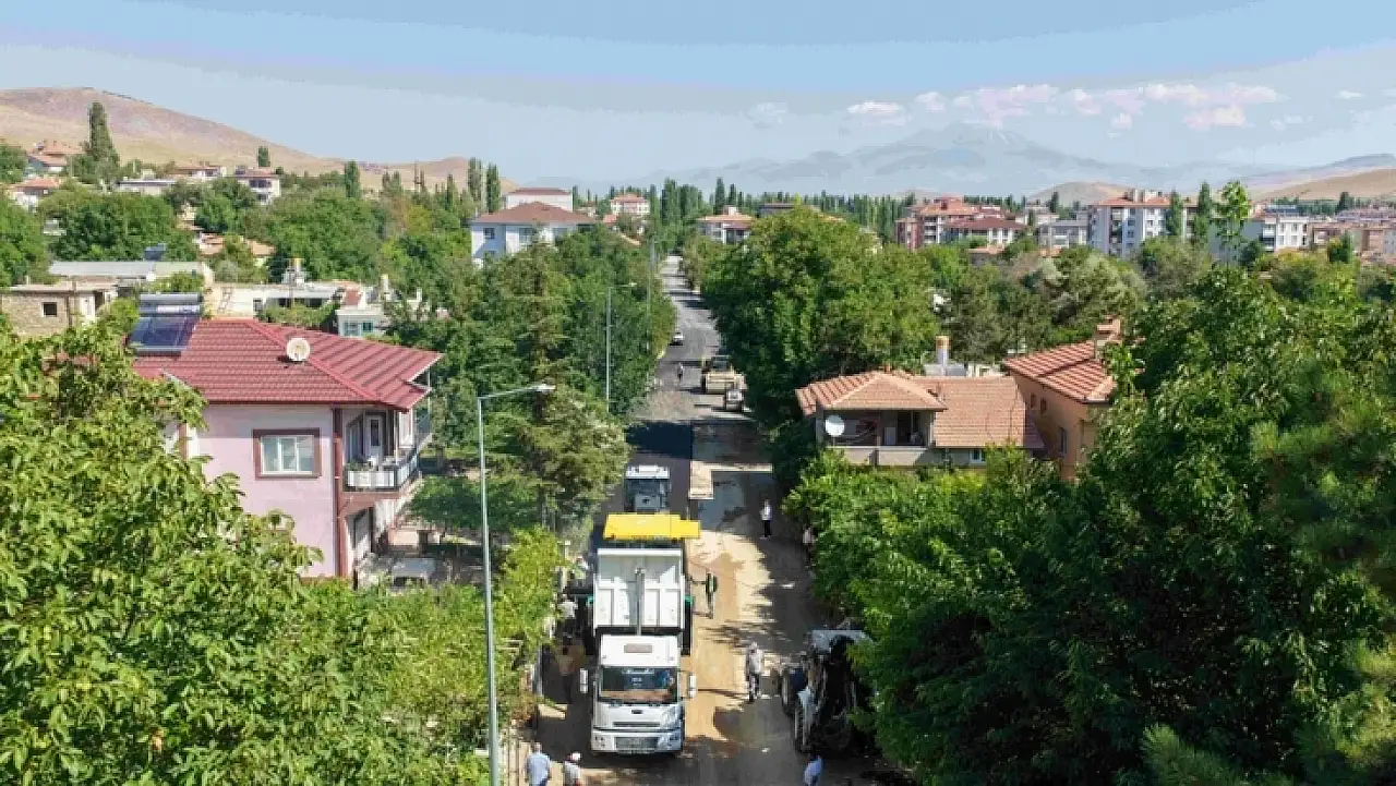 Kayseri'nin ilçesinde 10 milyon TL'lik asfalt hamlesi