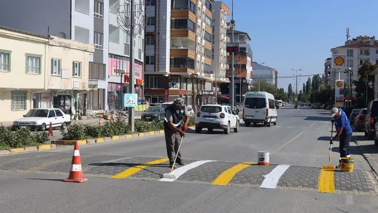 Yahyalı'da trafik güvenliği için dikkat çeken çalışma