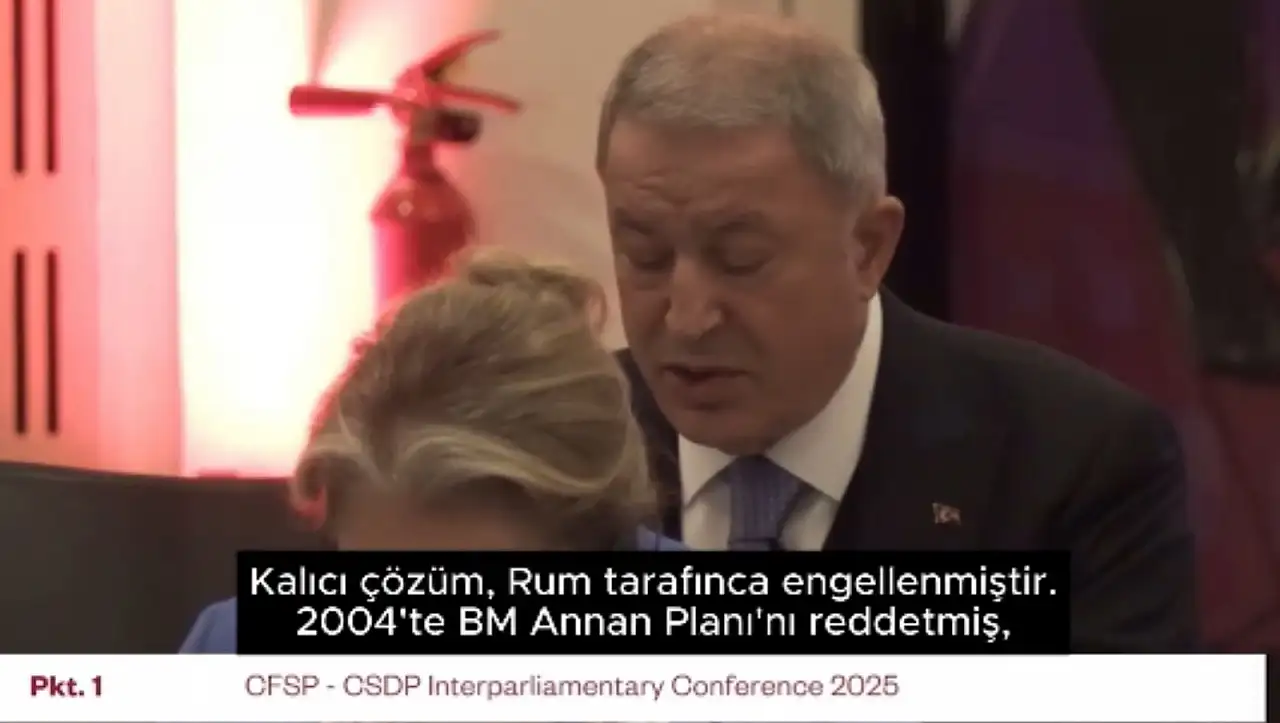 Hulusi Akar: ''Milli meselemiz Kıbrıs''