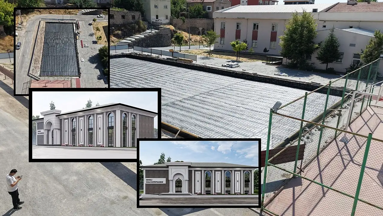 Kayseri'nin o ilçesinde temeller atıldı: 43 milyon TL'lik kütüphane inşa ediliyor!