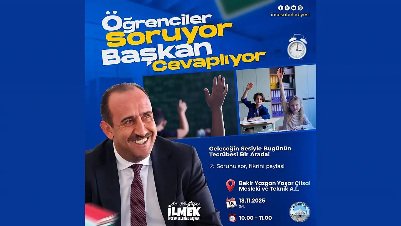 Kayseri'de öğrenciler soracak başkan cevaplayacak!