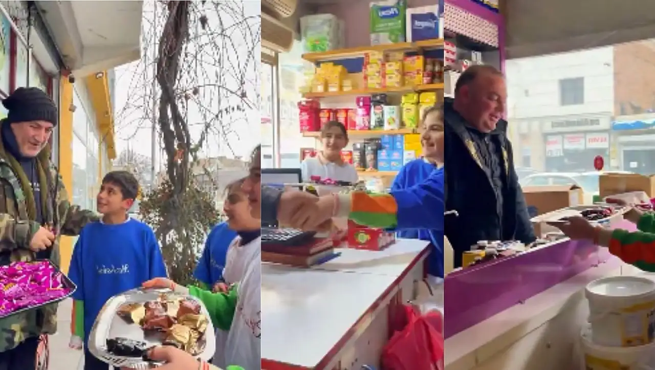 Kayseri'de çocuklar meydana indi bakın ne yaptı!