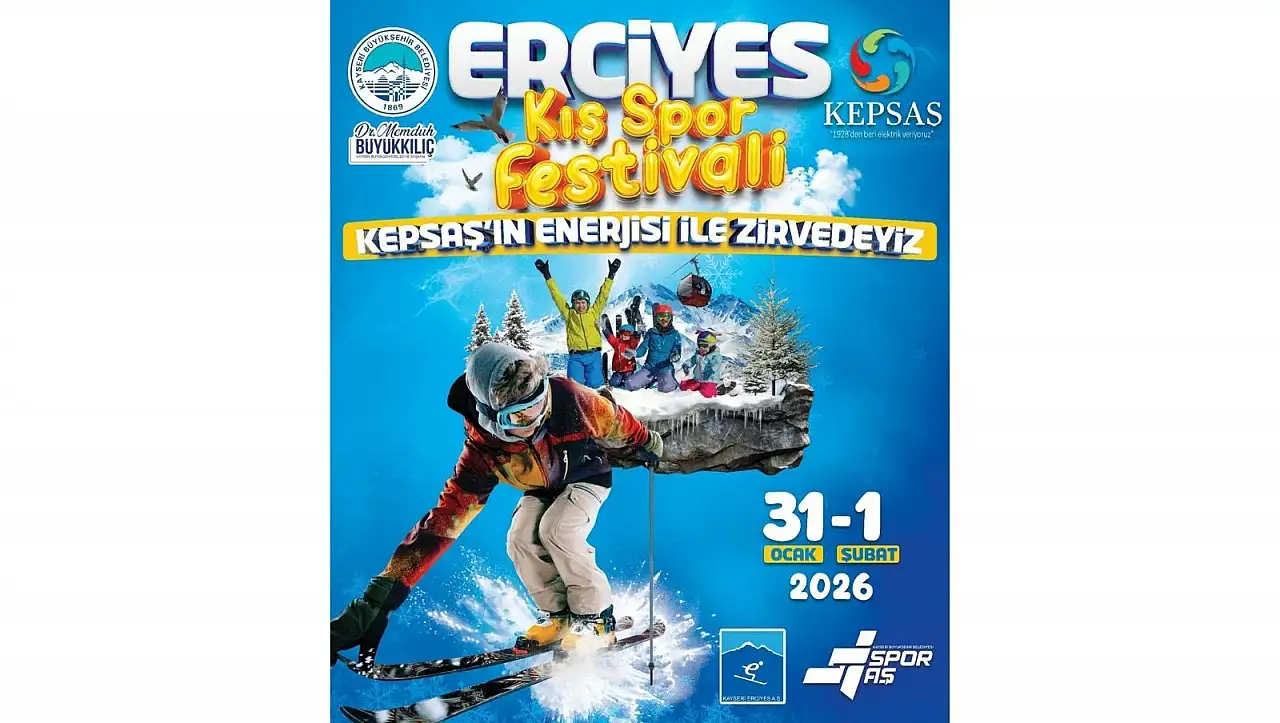 Erciyes'te heyecan dorukta: Kış Spor Festivali başlıyor - 2 gün sürecek!