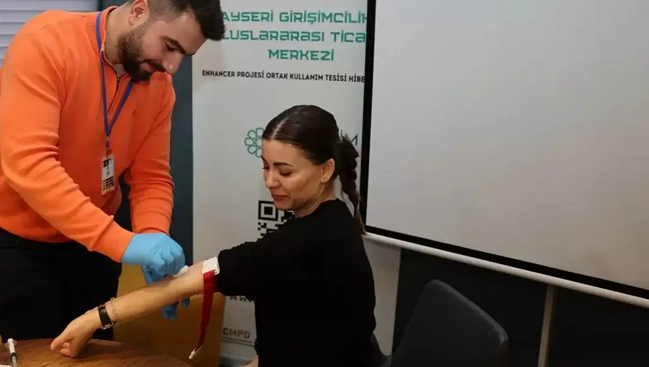 KTO personeli sağlık taramasından geçti!