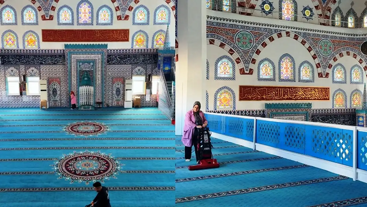 Ramazan ayında Kocasinan'da Camiler gül kokuyor