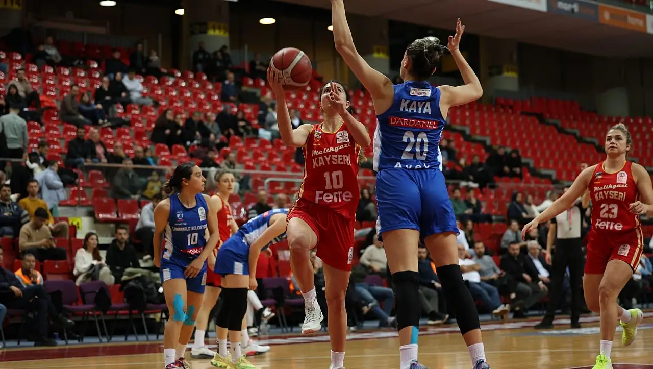 Ligde mücadele veren Melikgazi Kayseri Basketbol bin 328 sayı üretti!