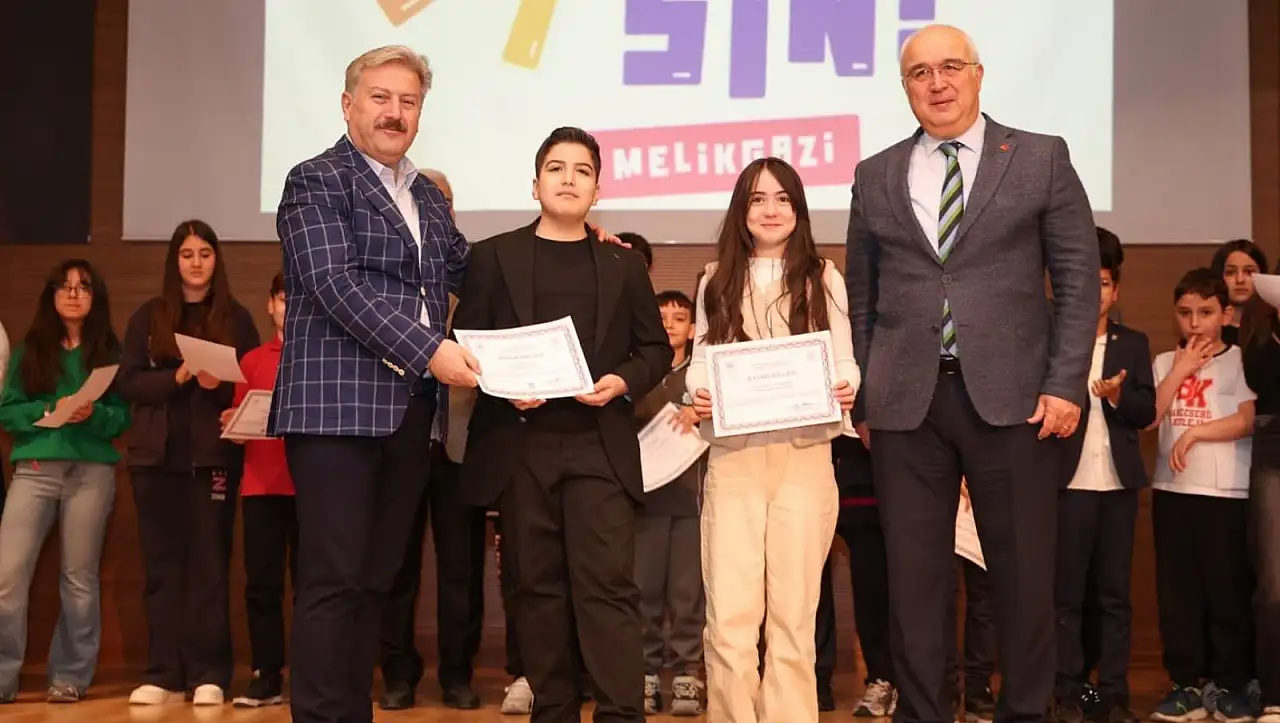 Melikgazi'de minik müzisyenler ödüllendirildi!